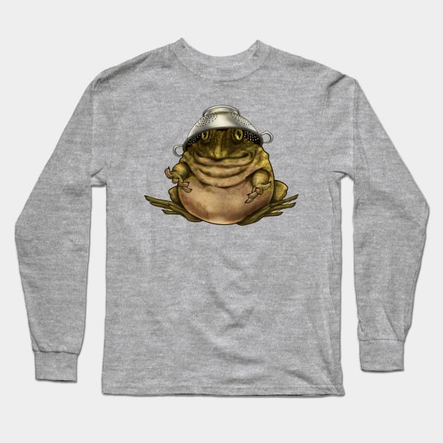 Pasta Frog Long Sleeve T-Shirt by Sosnitsky